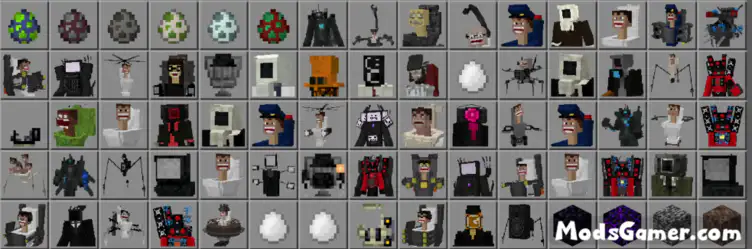 Skibidi Toilet Legendary Mod V3[New Characters] - modsgamer.com