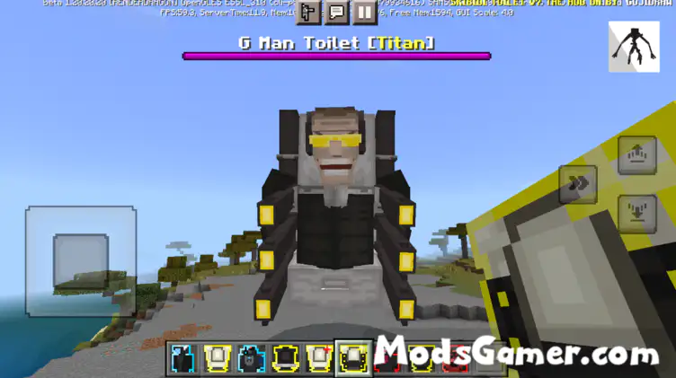 Skibidi Toilet Mod Gman Update[14 Characters] - Mods for Minecraft