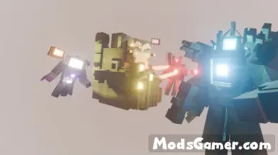 Skibidi toilet_remake addon By Legendary Vlad[69 Characters] | modsgamer.com