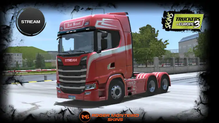 SCANIA S RED BEAST - modsgamer.com