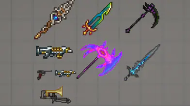 Terraria Weapons Pack Mod | modsgamer.com