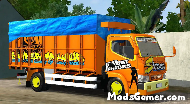 Canter Standar Mbois Truck Mod - Mods For Bus Simulator Indonesia / BUSSID