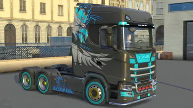 [Stream/ST]Scania S skin THE KING V8 Skin Mod | modsgamer.com