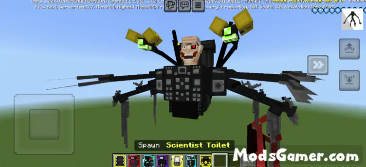 Skibidi Toilet Mod v8.3 Gman Toilet,Scientist Toilet Upgraded - Mods for  Minecraft