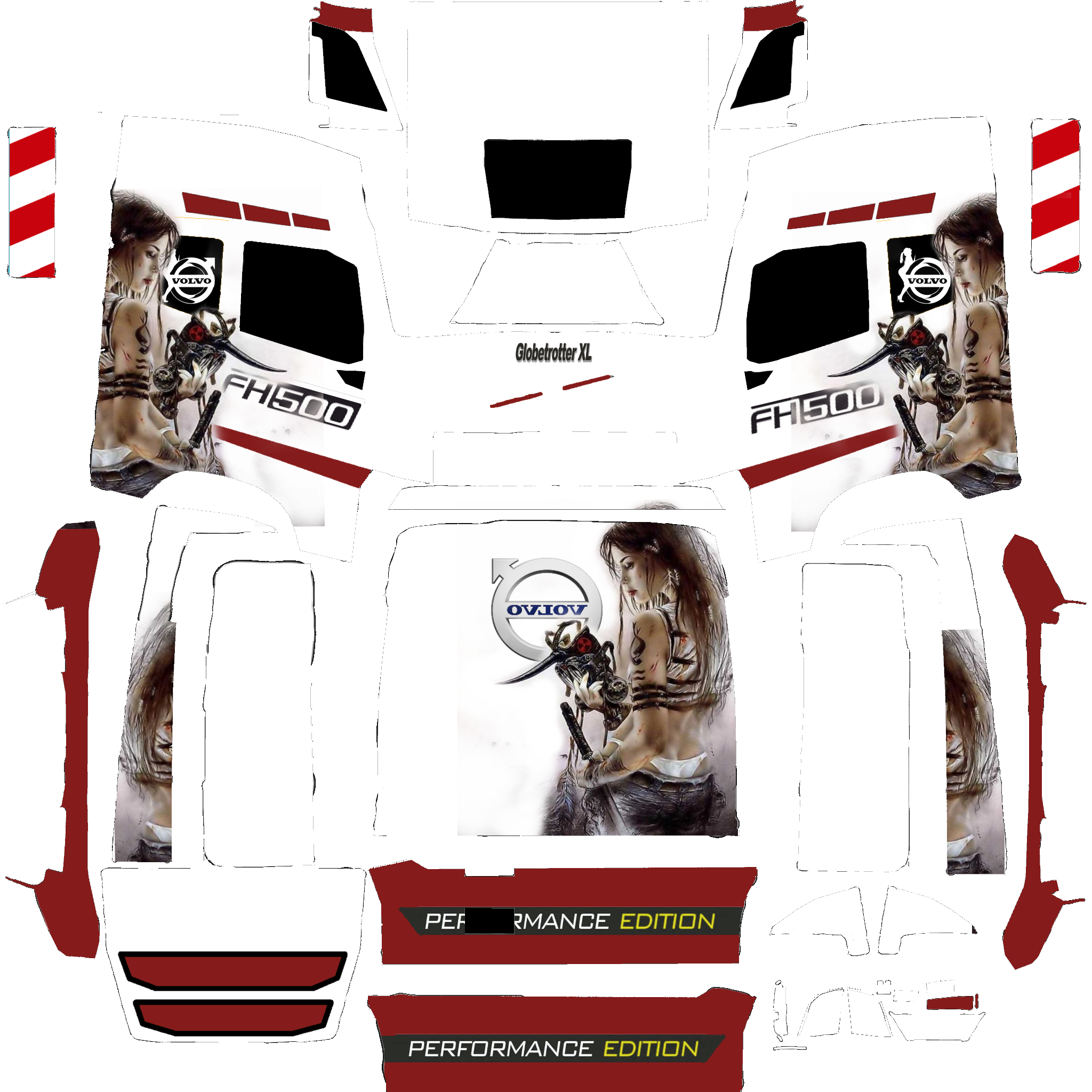 tattoo girl skin - Mods for Truckers of Europe 3