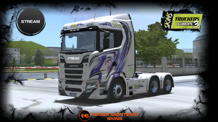 SCANIA S TRUX COM FAIXA ROXA - modsgamer.com