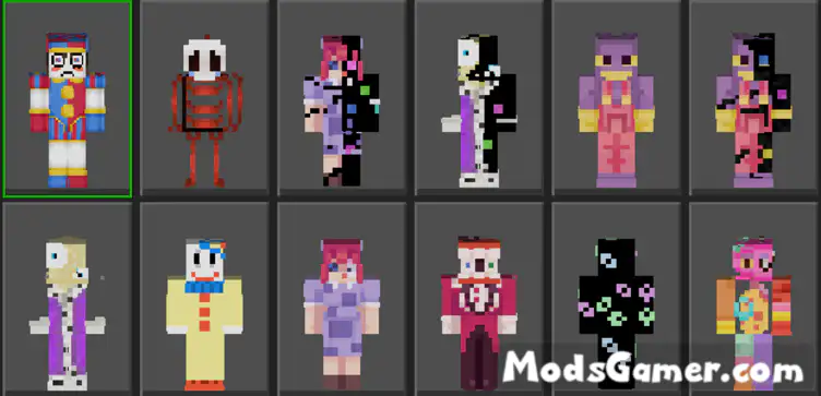 The Amazing Digital Circus Skinpack - modsgamer.com