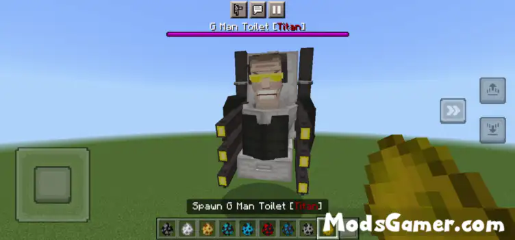 Skibidi toilet G-Man Minecraft Skin