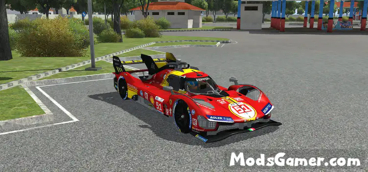 2024 Ferrari 499P Le Mans Hypercar AF - modsgamer.com