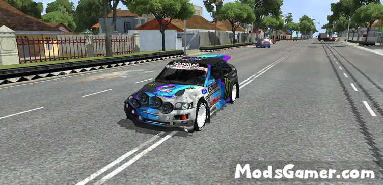 Ford Escort Cosworth Ken Block Monster Energy Racing Livery - modsgamer.com
