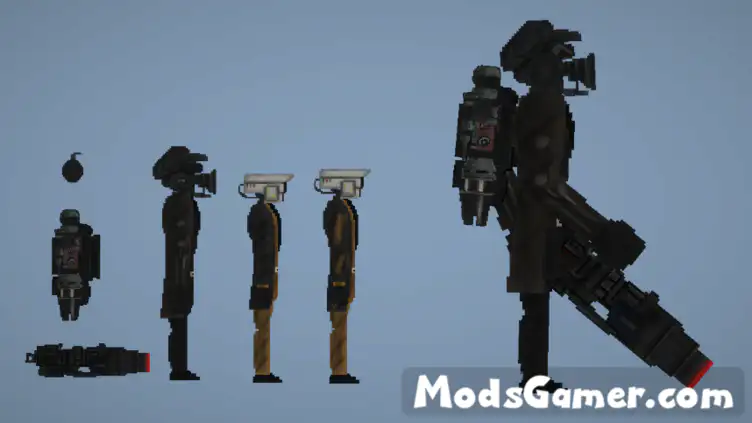 Large Cameraman With Laser Mod - Skibidi Toilet - modsgamer.com