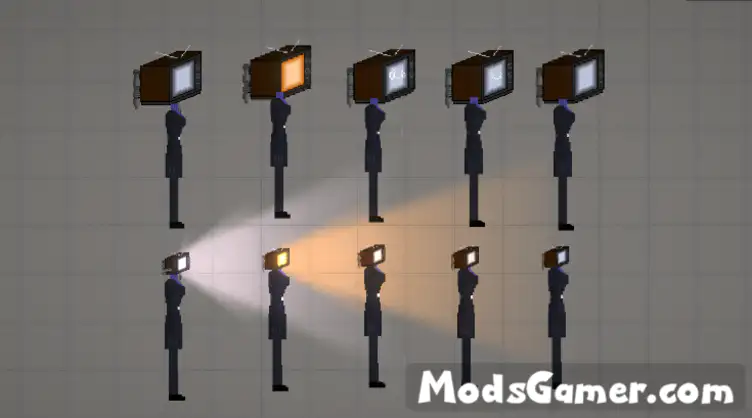 Cartoon Skibidi Toilet v4(New Gman,Cameraman,Speakerman,etc) - Mods for  Melon Playground Sandbox PG