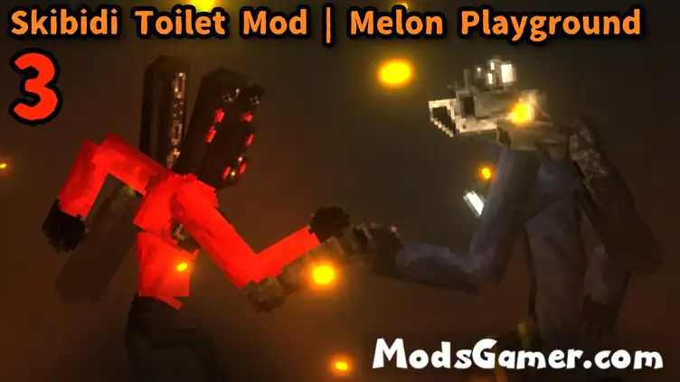 Skibidi Toilet Mod For Melon Playground 18.0 - Mods for Melon