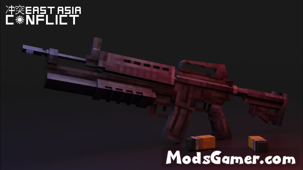 EAC v1.1 3D Guns Addon - Allied Counter Attack Update - Mods for Minecraft