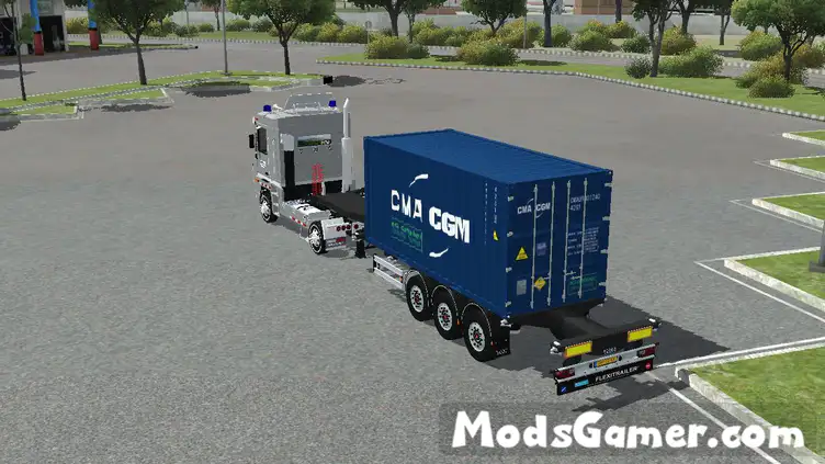 Truck Renault Magnum Container Trailer - modsgamer.com