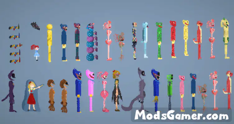 Poppy Playtime Pack Mod - modsgamer.com