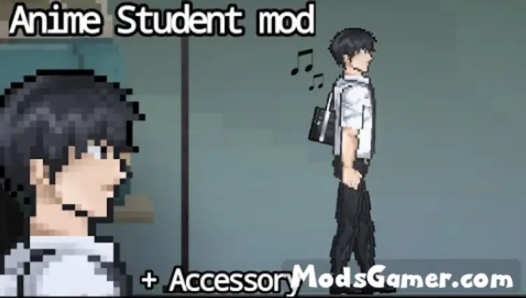 Anime Boy Student pack + accessories - modsgamer.com