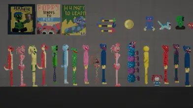Poppy Playtime Characters, Items, Furniture Mod | modsgamer.com