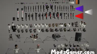Quality Skibidi Toilet Mod For Melon Playground(100+ characters and weapons) | modsgamer.com