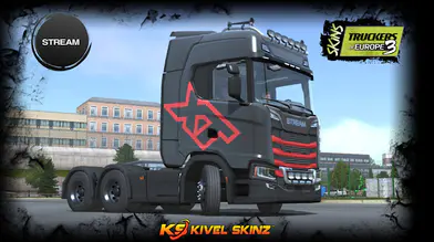 [Stream/ST]SCANIA S XT EDITION BLACK Skin Mod | modsgamer.com