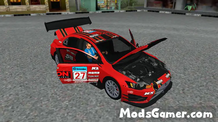 Mitsubishi Lancer Evolution X Race Kit Mod - modsgamer.com