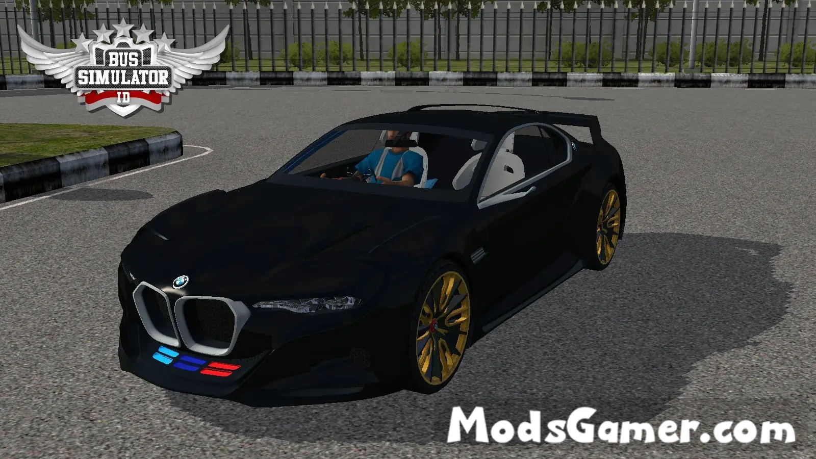 BMW CSL 3.0 Black Edition Mod - Mods for Bus Simulator Indonesia / BUSSID