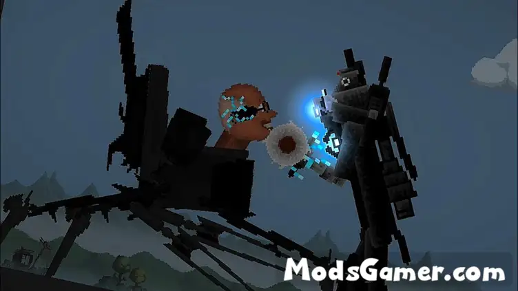 Injured Buzzsaw Titan Cameraman - Skibidi Toilet Mod - modsgamer.com