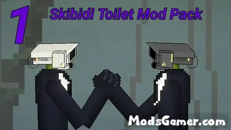 Cartoon Skibidi Toilet v4(New Gman,Cameraman,Speakerman,etc) - Mods for  Melon Playground Sandbox PG