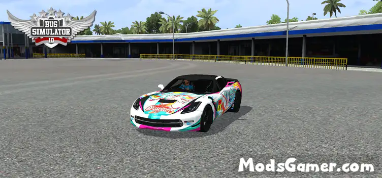 2014 Chevrolet Corvette Stingray C7 Itasha Mod - modsgamer.com