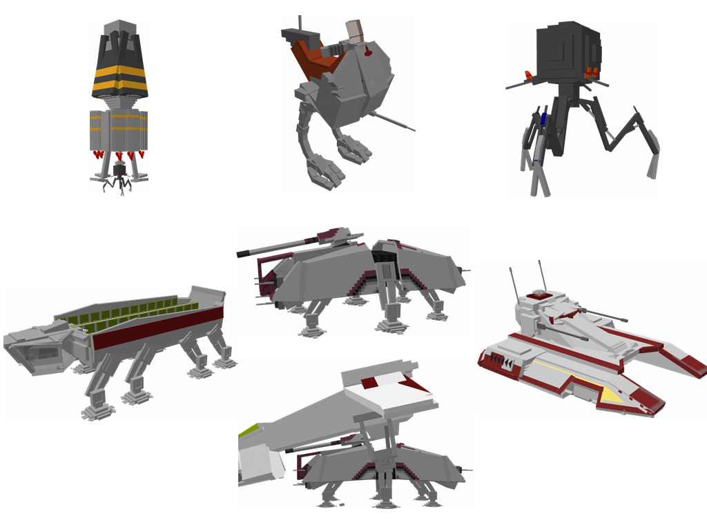 Star Wars Walker Mod Mods for Minecraft