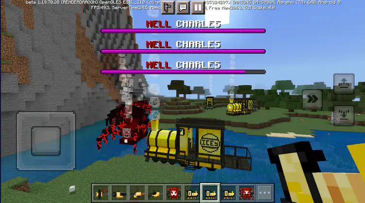 CHOO CHOO CHARLES Mod V2 - Mods for Minecraft