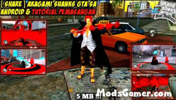 Red-Haired Shanks Mod -  One Piece - modsgamer.com