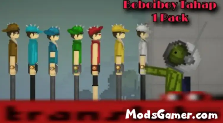 Boboiboy Tahap 1 Pack Mod - modsgamer.com