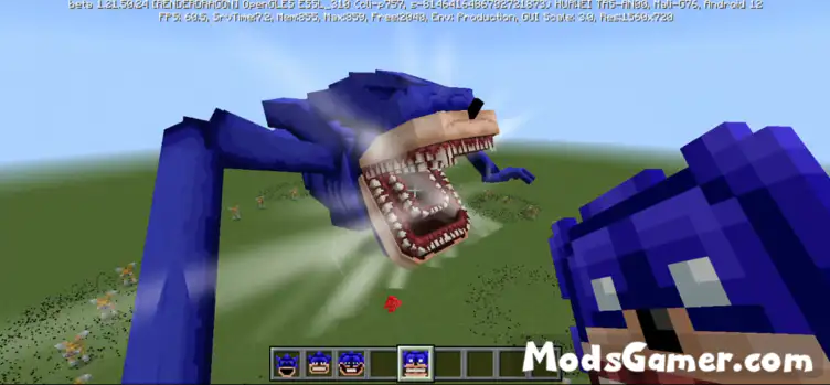 Shin Sonic Tapes Addon - Mods for Minecraft