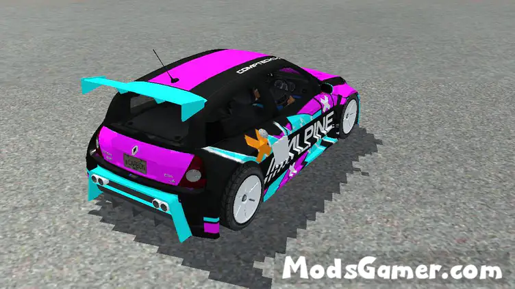 Renault Clio V6 BubbleGum NFS - modsgamer.com