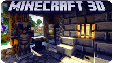 Minecraft 3D 128x Texture Packs | modsgamer.com
