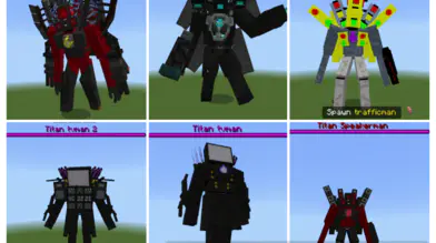 Skibidi toilet Titan Character Collection Mod[Titan trafficman,Titan TV man,tec] | modsgamer.com