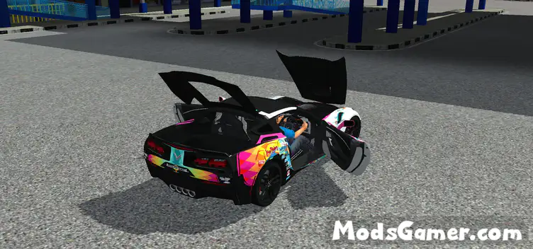 2014 Chevrolet Corvette Stingray C7 Itasha Mod - modsgamer.com