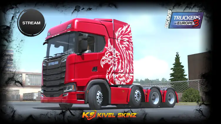 SCANIA S GRIFFIN EDITION VERMELHO - modsgamer.com