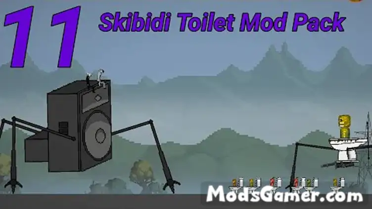 Skibidi Toilet v3 Part 3 for Melon Playground Mods (Melon Sandbox