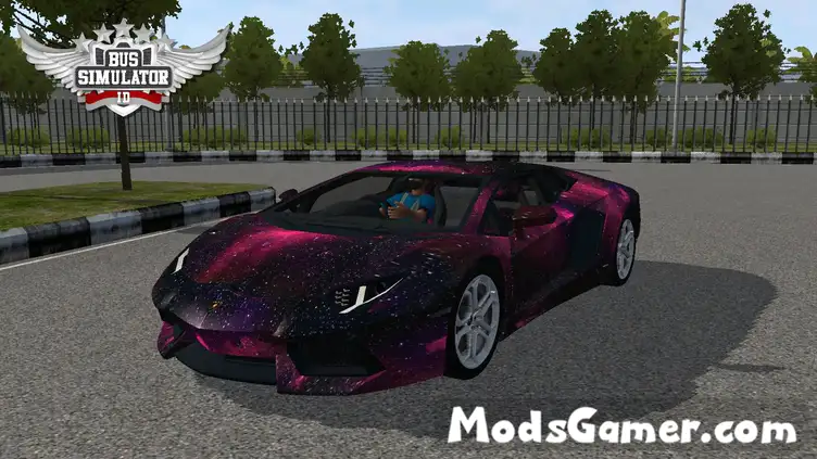 Lamborghini Aventador V12 Fantasy Night Red - modsgamer.com