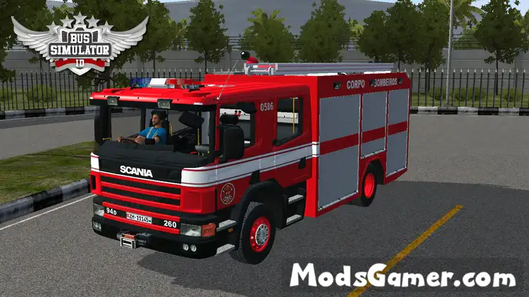 Scania 94D-260 fire engine - modsgamer.com
