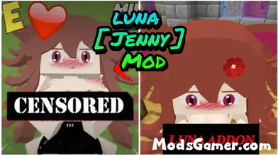 Luna Mod - Minecraft Jenny Mod | modsgamer.com