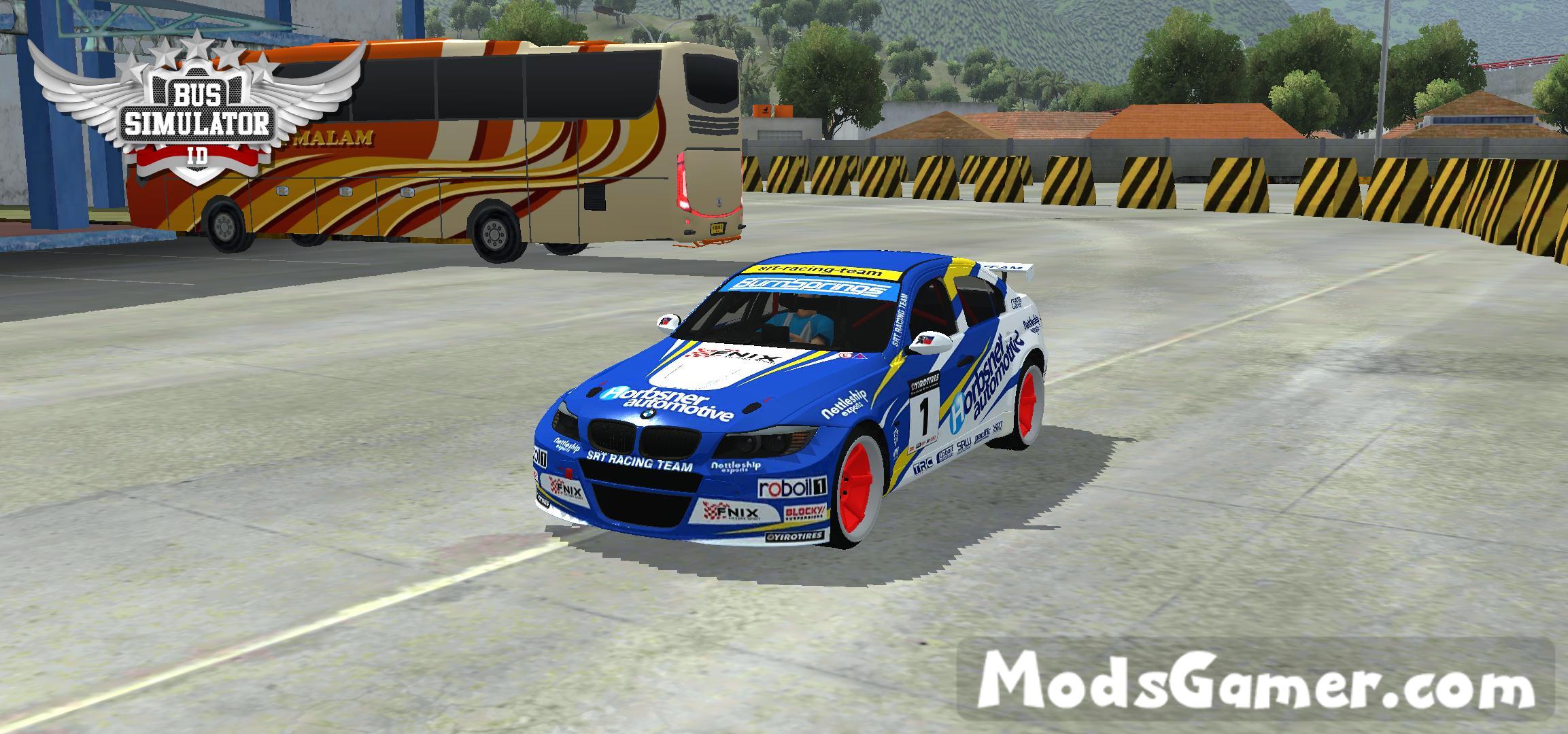BMW 320 E90 WTCC Livery Mod - Mods for Bus Simulator Indonesia / BUSSID