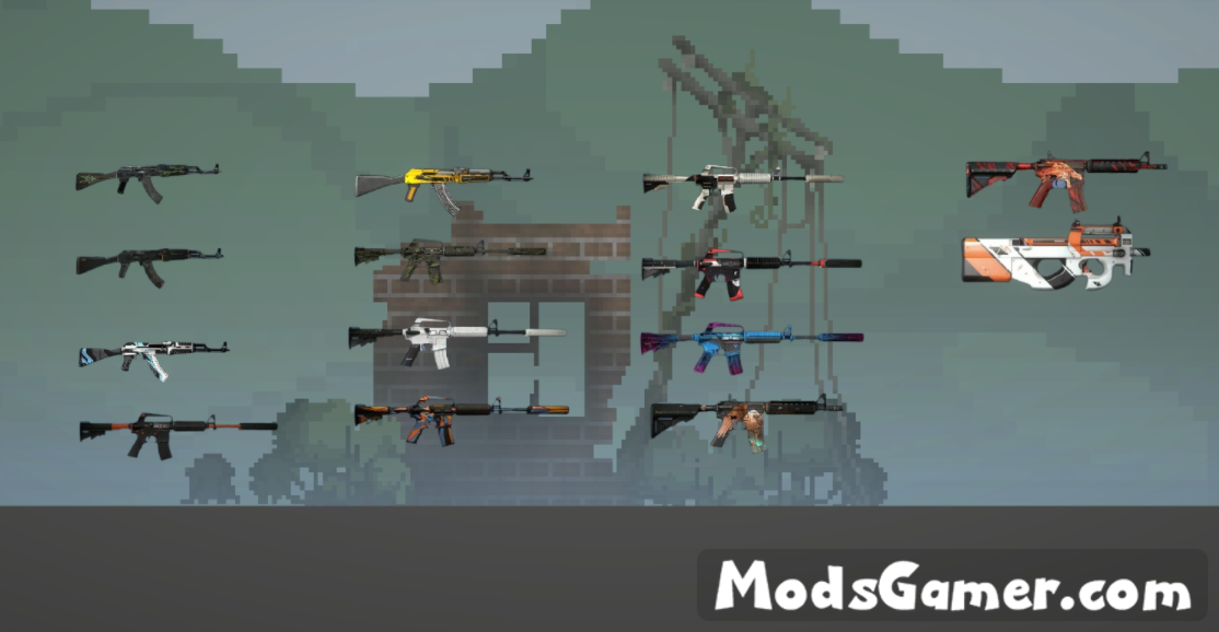 CSGO Weapons Mod - Mods for Melon Playground Sandbox PG