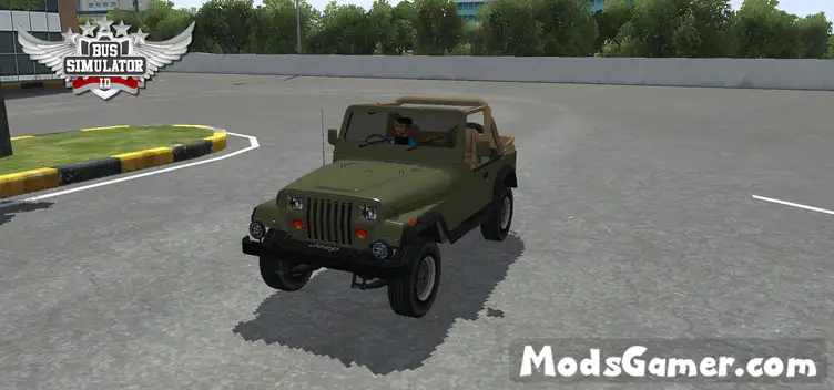 Jeep Wrangler Army Color 4×4 Mod - modsgamer.com