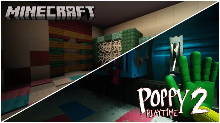 Poppy Playtime Chapter 1 And 2 Map - Mods for Minecraft