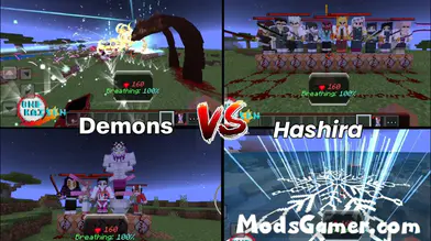 Minecraft Demon Slayer Addon 1.20 | modsgamer.com