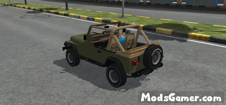 Jeep Wrangler Army Color 4×4 Mod - modsgamer.com