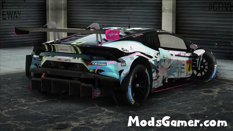 2018 Lamborghini Huracan GT3 Itasha Mod - modsgamer.com